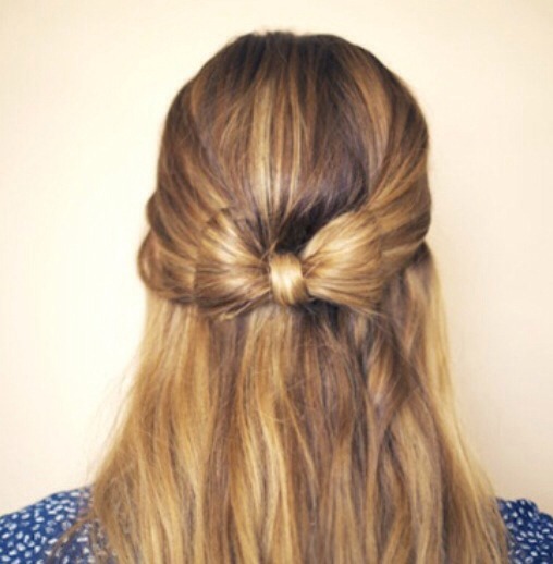 Half Up Hair Bow