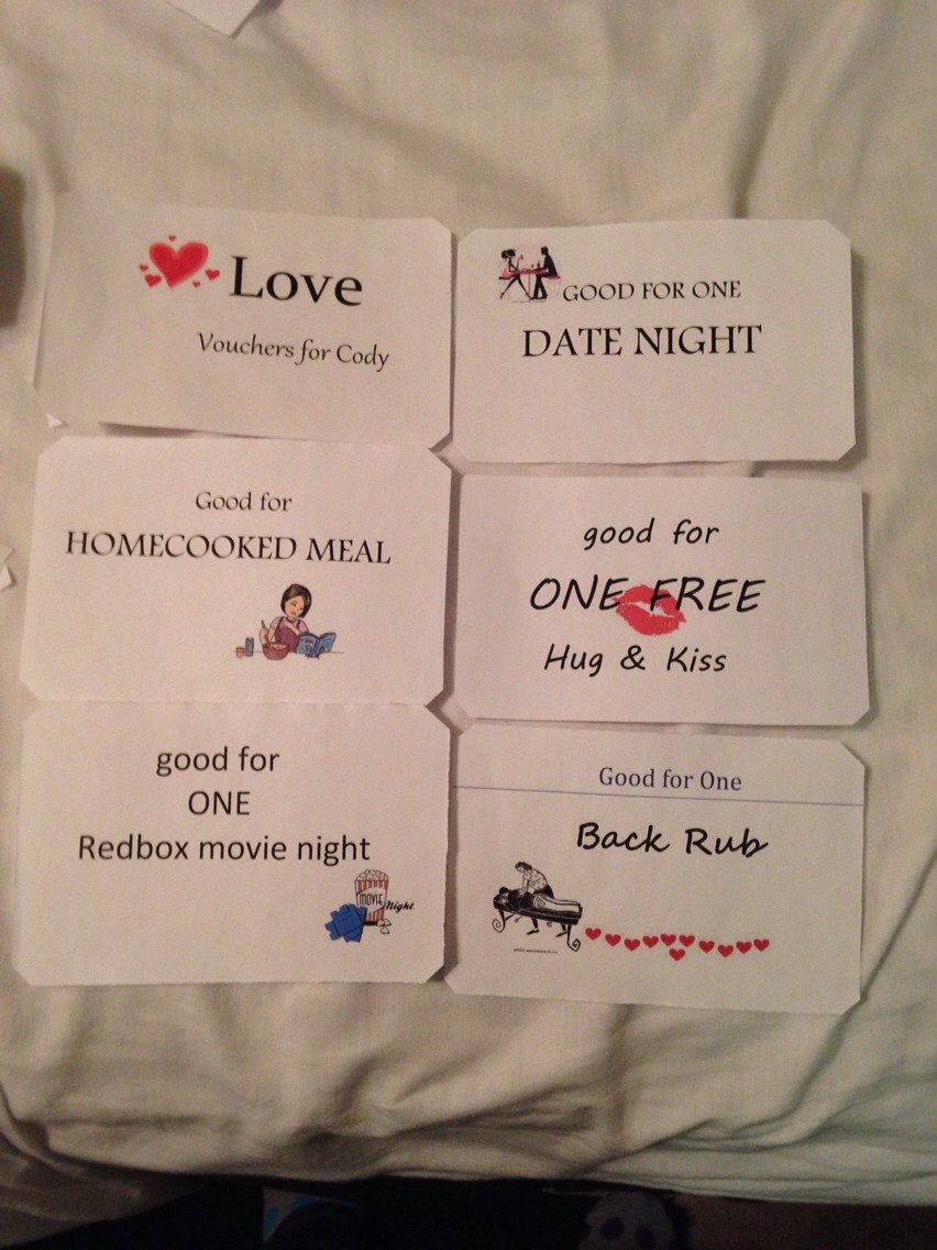 ideas for a coupon book for boyfriend