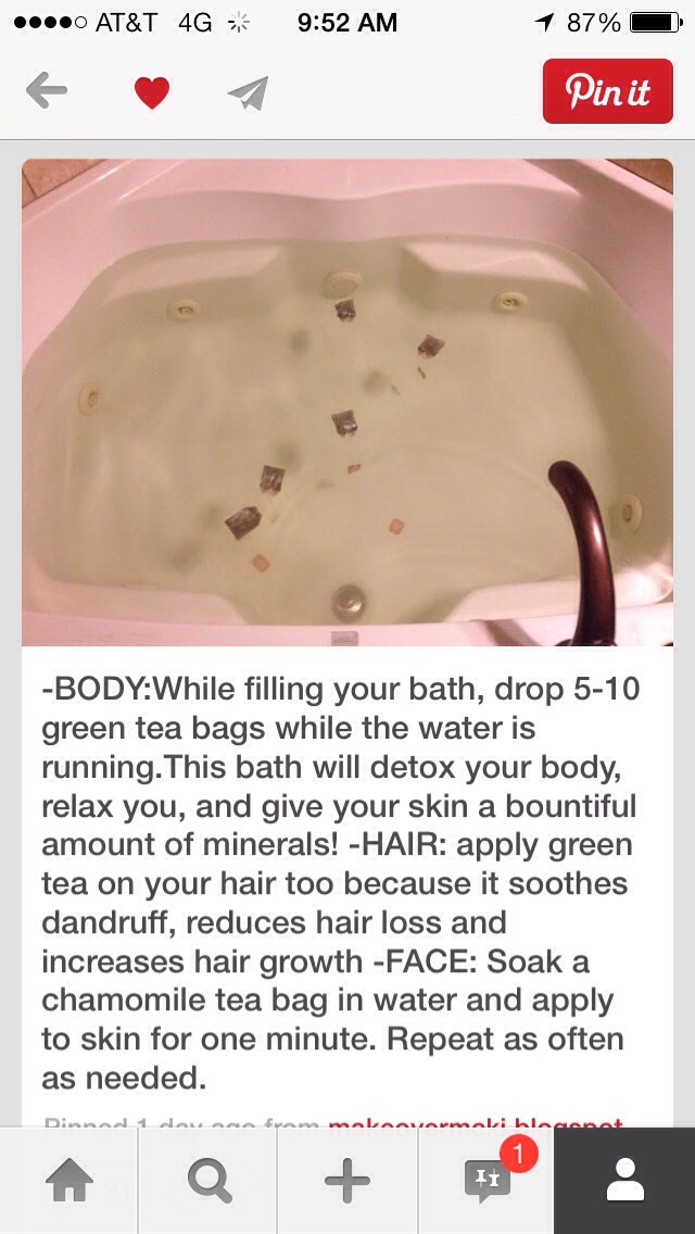 How To Make Your Own DIY Green Tea Detox Bath Trusper