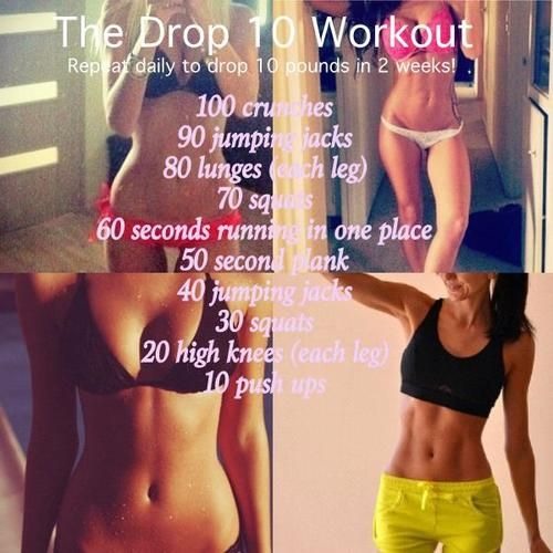 drop 10 workout drop 10 workout