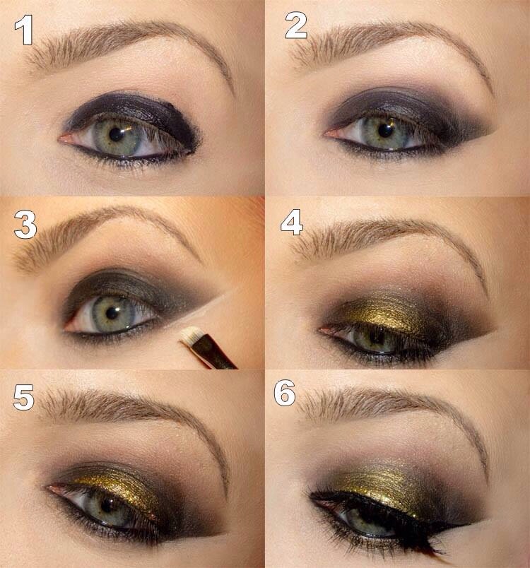 How To Do A Golden Make Up And Smokey Eye 👌 Trusper