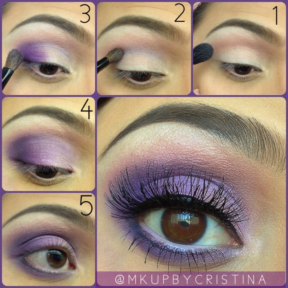 Lavender Eyeshadow Step By Step Trusper