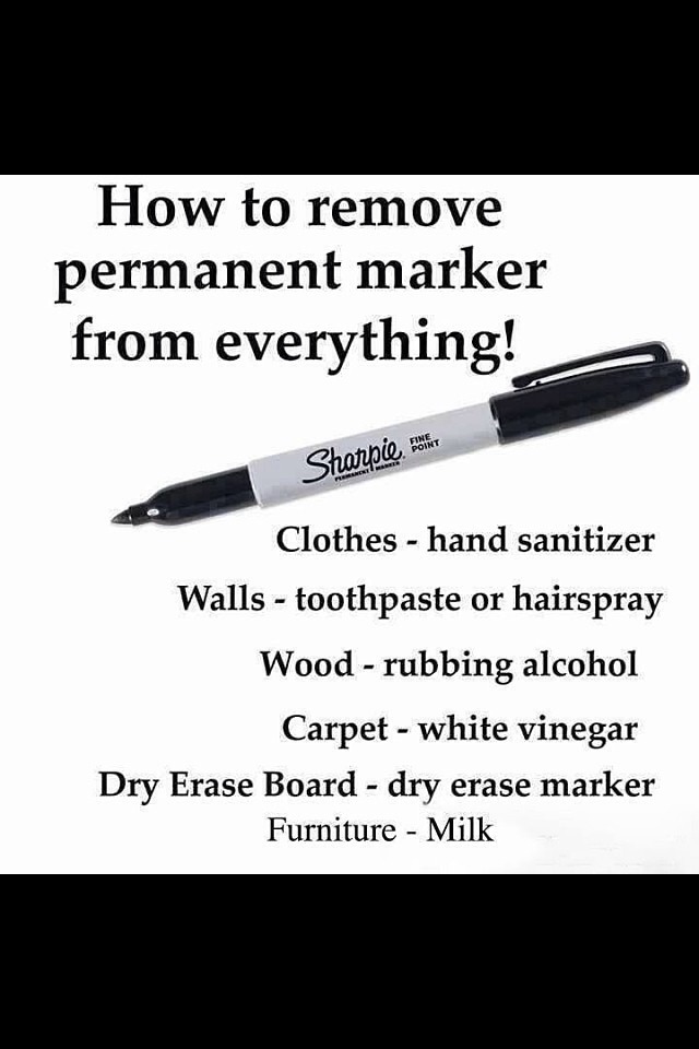 How To Get Permanent Marker Off Anything Trusper