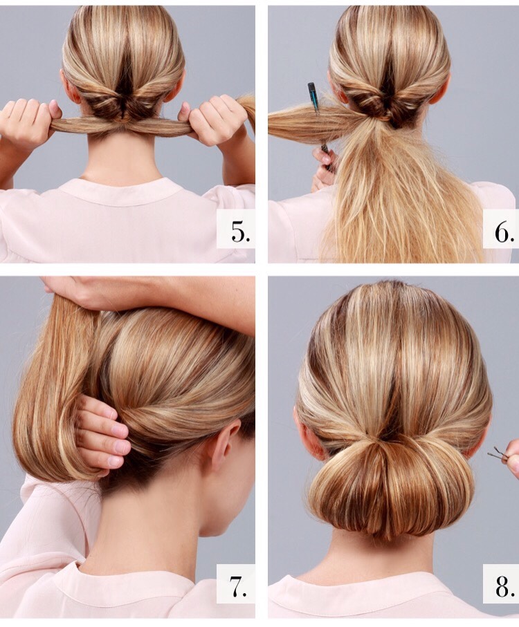 Low Rolled Bun Tutorial Trusper