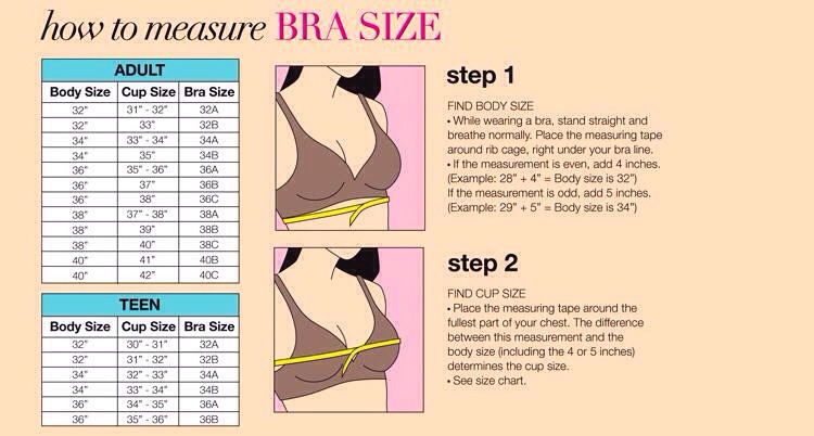 target bra size calculator