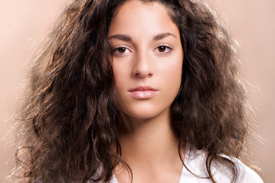 squeeze-dry your hair.